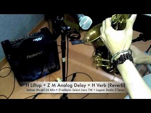 Guitar Effects For Saxophone (Chorus, Delay, Reverb)