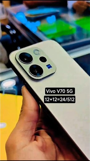 Vivo V70 5G Unboxing | 12+12=24GB/256&512GB | 6500 Mah🔋90W Charger #kashitack #vivo #vivov70#vivo