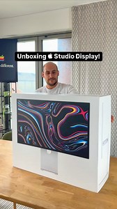 1M views · 5.2K reactions | The biggest Apple unboxing, I have ever done! _______ #studiodisplay #appledisplay #appleunboxing #apple #refinedsign | AppleDsign | Facebook