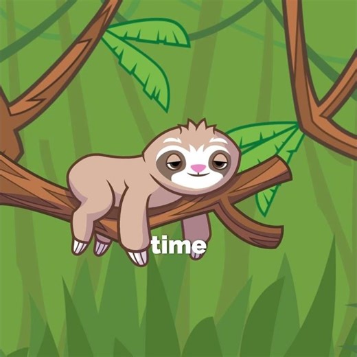 POV:A Day in the Life of a Sloth #comedy #funny #sloth #shorts #sloppythesloth #animation #youtube