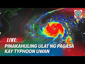 LIVE: PAGASA gives latest update on Typhoon #UwanPH as of 11:30 AM | November 8