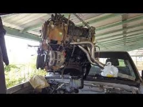How to Replace Engine(vg33e) to Nissan Navara(D22) Xterra Frontier. Part 6/6