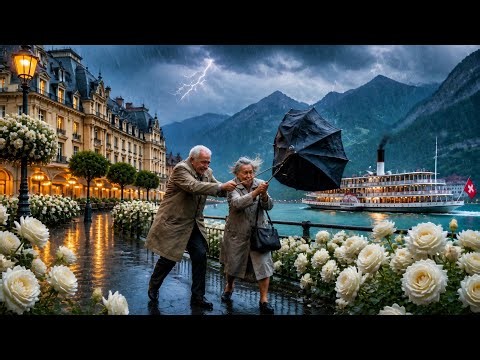 THE MOST BEAUTIFUL SWISS CITY ON A SUMMER RAIN - AN PARADISE BETWEEN TWO LAKES