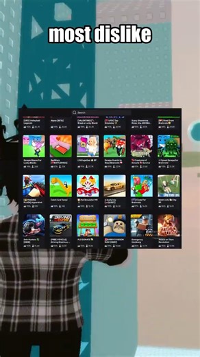 Most Dislike Games In Roblox👎 #dislikes #roblox #rant #games