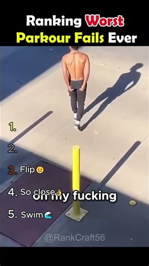 Ranking Worst Parkour Fails Ever