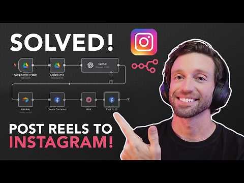 Easy n8n Instagram Automation: Post Reels With AI Generated Captions