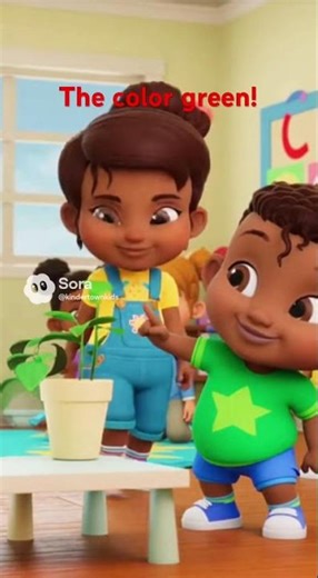 The color green! #earlylearning #preschool #kidsanimation