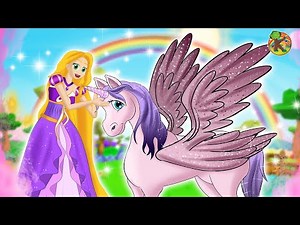 Princess Rapunzel - The Unicorn | KONDOSAN English | Fairy Tales & Bedtime Stories for Kids