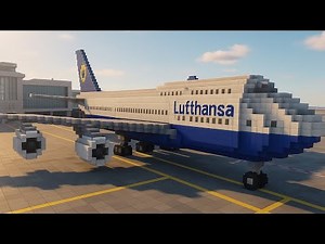 Minecraft Boeing 747 Jumbo Jet Tutorial – Bau dir dein eigenes Flugzeug!