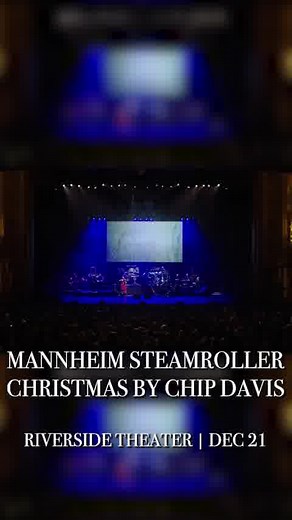 9.3K views · 56 reactions | Of all the holiday traditions you know and love, Mannheim Steamroller is one of the most iconic. See emotional, sweeping orchestral renditions of 'Carol of The Bells', 'Deck The Halls', 'God Rest Ye Merry, Gentleman' and more in a special matinee performance Sunday, December 21st at the Riverside Theater! ❄️️ → bit.ly/MSTEAMROLLERMKE25 | Pabst Theater Group | Facebook