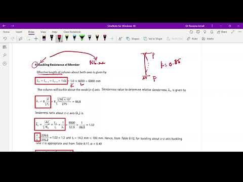 Steel Column Design (EC3) Example 9.7 by dRBI