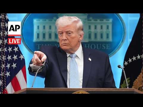 LIVE: Trump holds a press conference on the Iran war