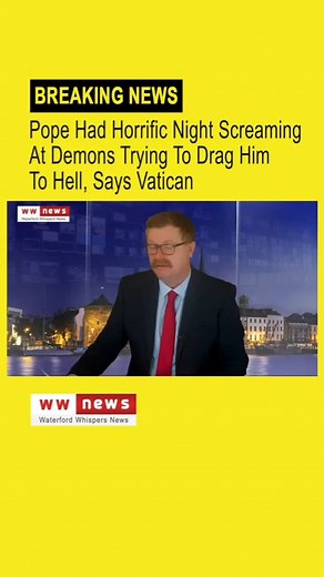 Rob Walker | Pope Francis was screaming at demons that's trying to take him to Hell!!! | Instagram