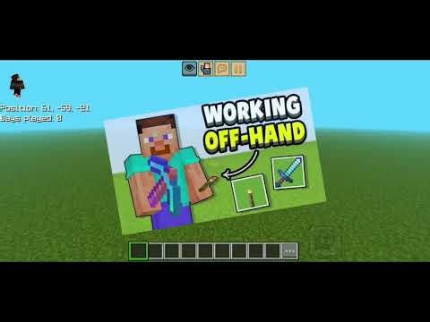 Best offhand addon for Pocket/Bedrock edition😍🤩 |BlackSlasher