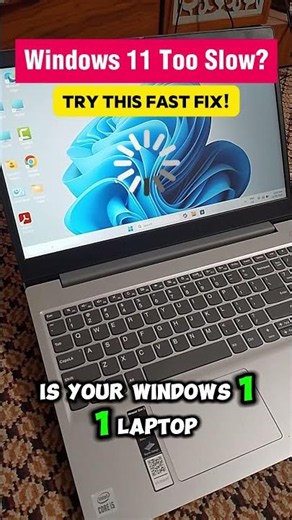 Windows 11 Laptop Slow? Disable THIS Now! #Shorts