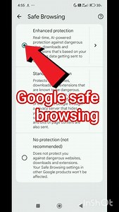 how to enable Google safe browsing in ten seconds #google safty browsing #shortvideo #youtube