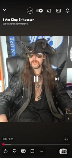 King Sh**poster Styx the drunk Pirate (according to Grok)