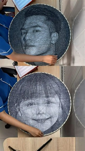 Tranh chỉ chân dung số hoá làm theo yêu cầu