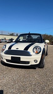 2010 Super Duper Mini Cooper 6 Speed Manual With 62k Miles, Clean CARFAX, ASC Warranty, Leather, Heated Seats, Bluetooth, USB. 334-207-1111 $7,999 www.fastlaneautosalesal.com #Mini #droptop #6speed | Darrin Henderson | Facebook
