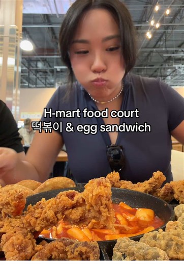 First Visit to H Mart for Ddeokbokki and Egg Sandwich