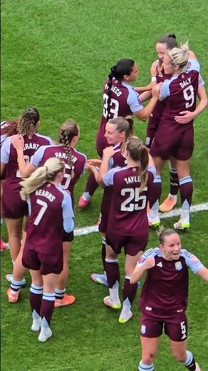 ASTON VILLA TAKE THE LEAD: Anna Patten Celebrates: Tottenham Women 0-1 Aston Villa Women: WSL