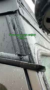 Alu-Cab Icarus (Land Rover Defender 110) Gutter Extension Installation