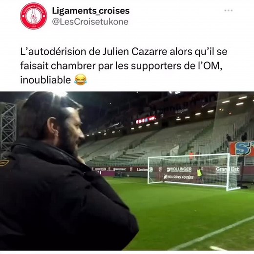 Les South Winners X Julien Cazarre j’ai rarement vu un duo aussi efficace Abonne toi : @ligaments_croises pour plus de contenu de ce genre ❤️⚽️ • • • #juliencazarre #southwinners #olympiquedemarseille #om #ligue1 #humour | ligaments_croises