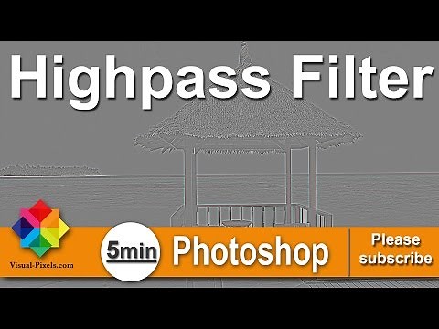 Photoshop Tutorial: How to use the Highpass Filter