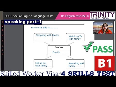 Trinity College London - ISE-1 (B1) Integrated Speaking and Listening|| Full Mock Test || UKVI 2024