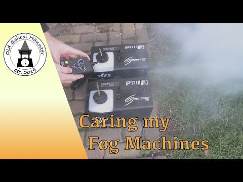 How to clean your fog machine - Prepare your fog machine for hibernation [Smoke machine care DIY EN]