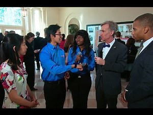 Bill Nye the Science Guy Interviews White House Science Fair Participants