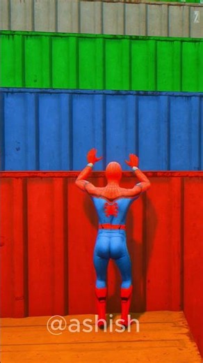 SPIDERMAN VS LEGO SPIDERMAN RAGDOLL #gta