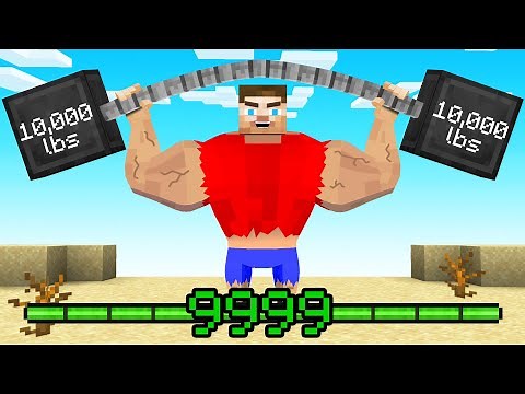 Minecraft but XP = Your Strength