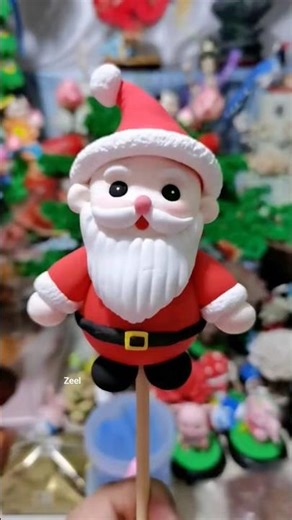 foundant santa making tutorial for cake decoration 🎂#cake #recipe