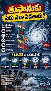Stages of Cyclone & How #cyclone Named? #Cyclonearnab #supercyclone #vizag #andhrapradesh #appsc