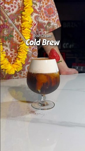 How to make Irish Cream Cold Brew 👇🏻