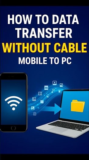 🔥 Transfer Any File from Mobile to PC Without Cable | Super Fast
