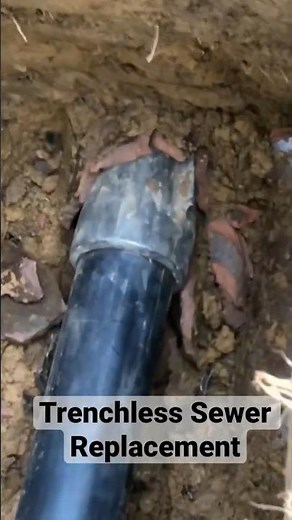 Trenchless Sewer Line Replacement #plumber #construction #plumbing
