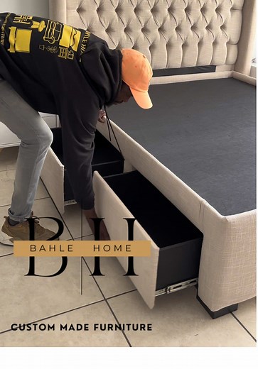 Deep Buttoned Sleigh Bed with 4 Drawers | Double, Queen, King Sizes