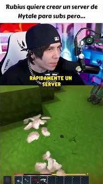Rubius quiere crear un server en Hytale pero... #rubius #hytale #minecraft