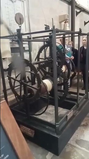 World's oldest clock at salisbury cathedral!! ⏰️
