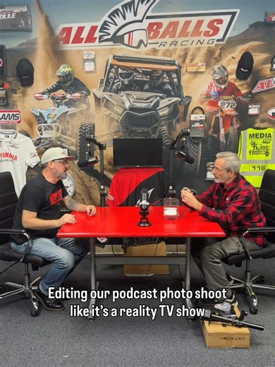 There was no drama in the creation of this reel, just excitement because the ALL BALLS PODCAST IS LAUNCHING THIS MONTH.