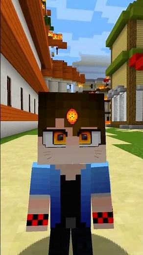 Trevor obtained the Golden Rinne Sharingan in the world of Naruto. #minecraft #naruto