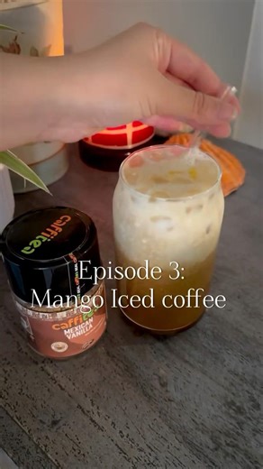 Mango Iced Coffee - Recipe 🥭 #shorts