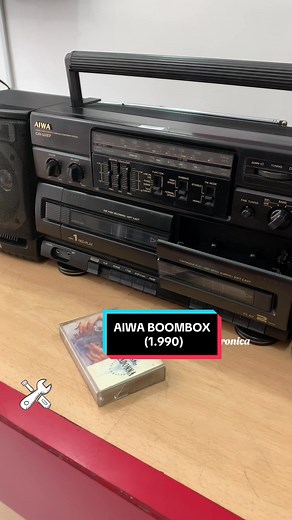 Vintage AIWA Boombox Repair and Restoration in Bogota