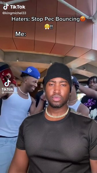 Taking Pec Bouncing to Another Level with Backup Dancers