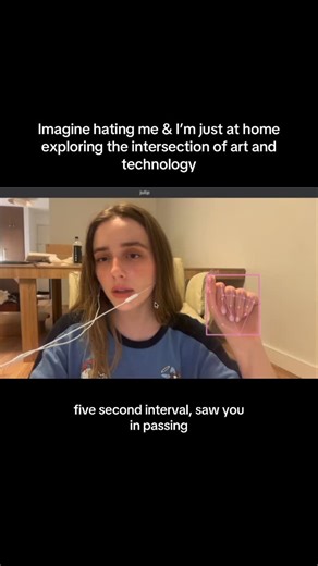 jewel ✧･ﾟ: *✧ on Instagram: "using the software I coded that lets you do music production w/ hand gestures 2 cover my song “anything at all” 🫧🫧 #vocoder #creativecoding #womeninstem #imogenheap"
