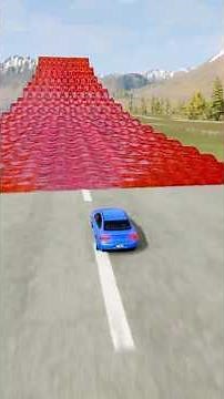 BIG & SMALL CARS & 50 Speed Bumps - BeamNG drive | BNG Jump