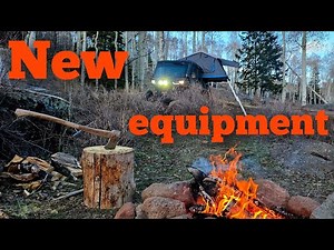 SOLO overland camping in a side by side, added power and removing massive trees from the trail