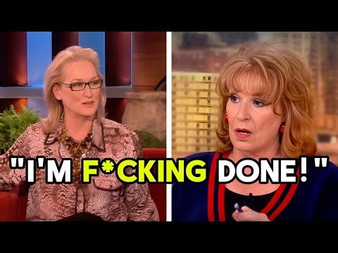 Meryl Streep CLASHES With Joy Behar LIVE On The View After Brutal Exchange